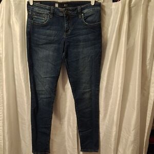 Kut from the Kloth Dark Blue Skinny Jeans 8